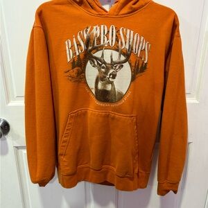 Bass Pro Shops Men's Orange Deer Hoodie